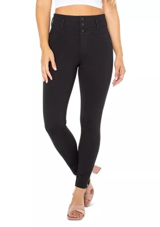 Celebrity Pink Pants - Celebrity Pink Juniors High-Waist Skinny Ponte Pants  1/25